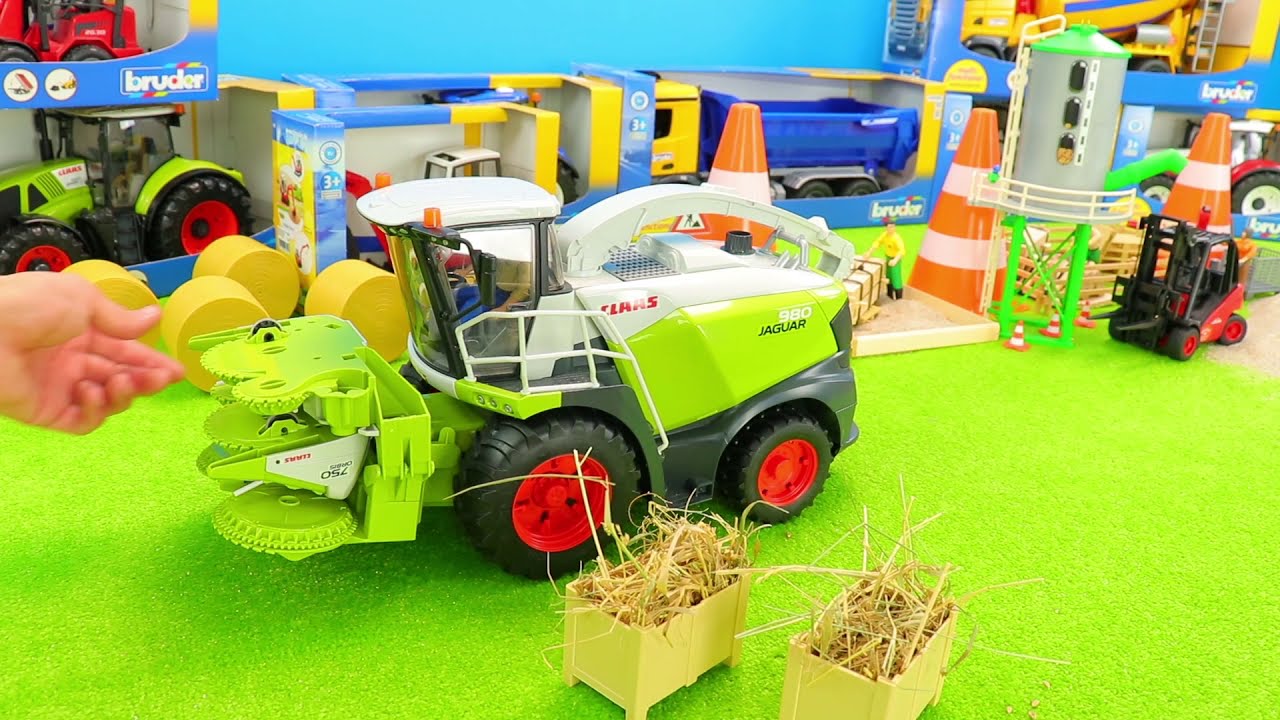 Polizeiautos für Kinder | Spielzeug Feuerwehrautos, Traktor & Lastwagen auf der Straße
