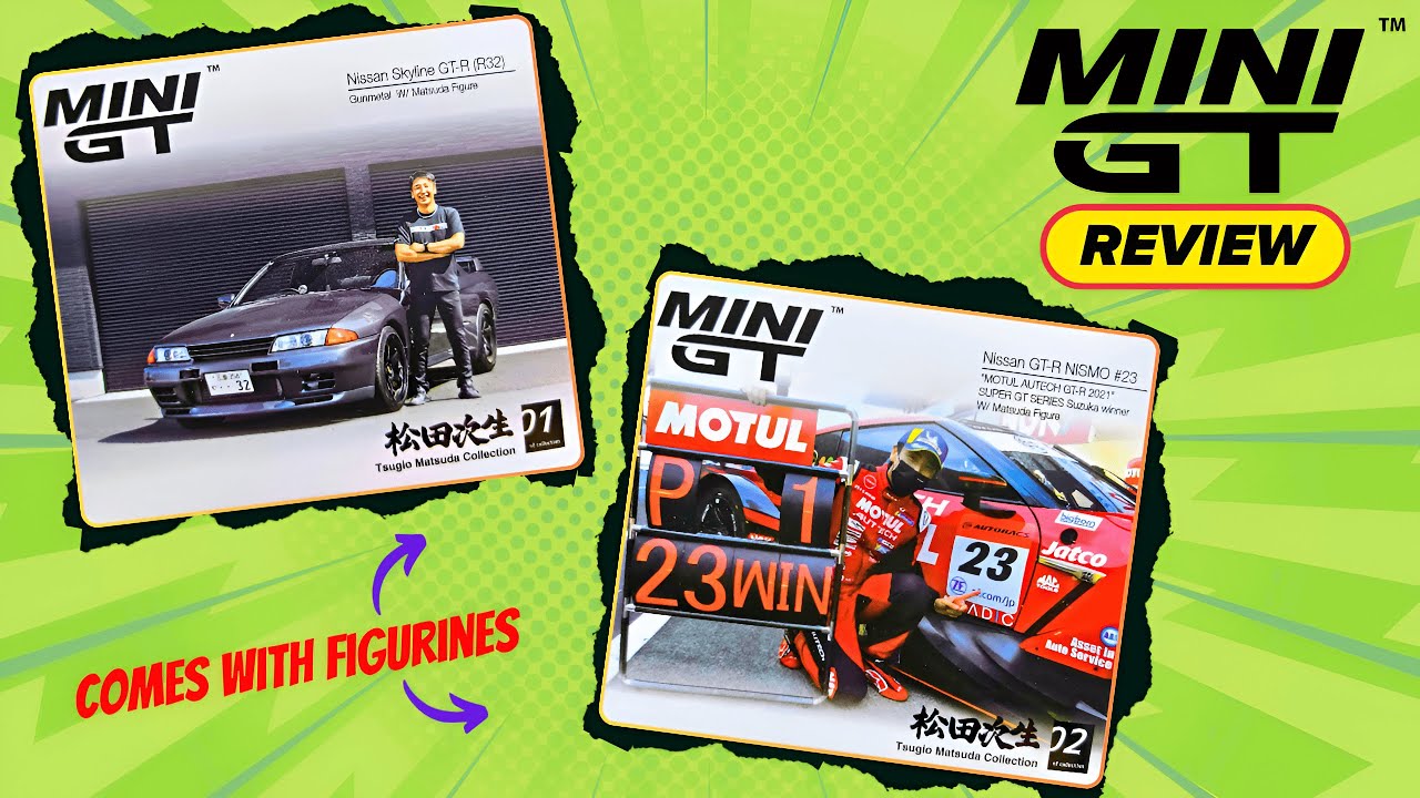 Распаковка коллекции Mini GT Tsugio Matsuda | Nissan GT-R R32 и GT-R Nismo MOTUL AUTECH Suzuka Wi...