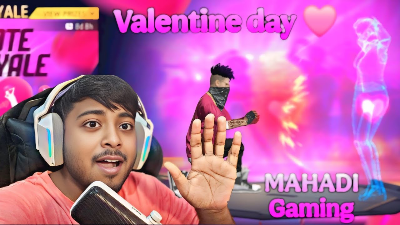 VALENTINE DAY SPIN BY MAHADI Gaming Part 2 #ff #mahadigamingg #shortsfeed #shorts
