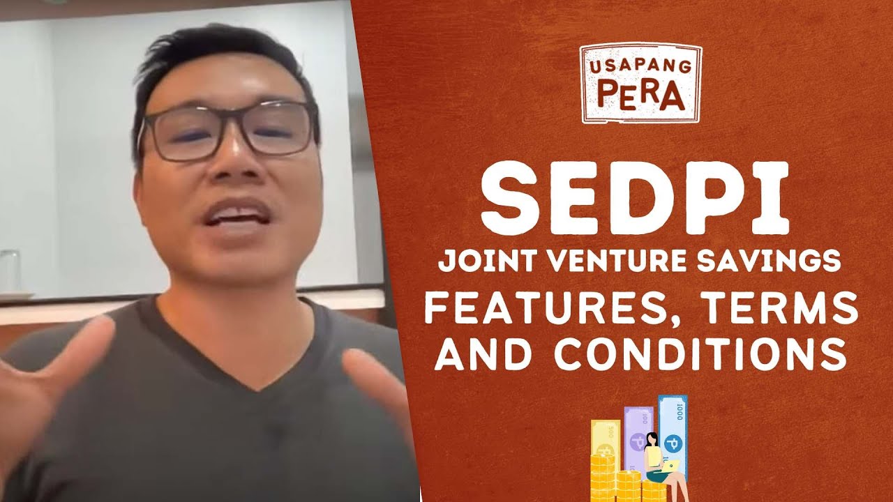 Vince Rapisura 2353: SEDPI Joint Venture Savings features, terms and conditions