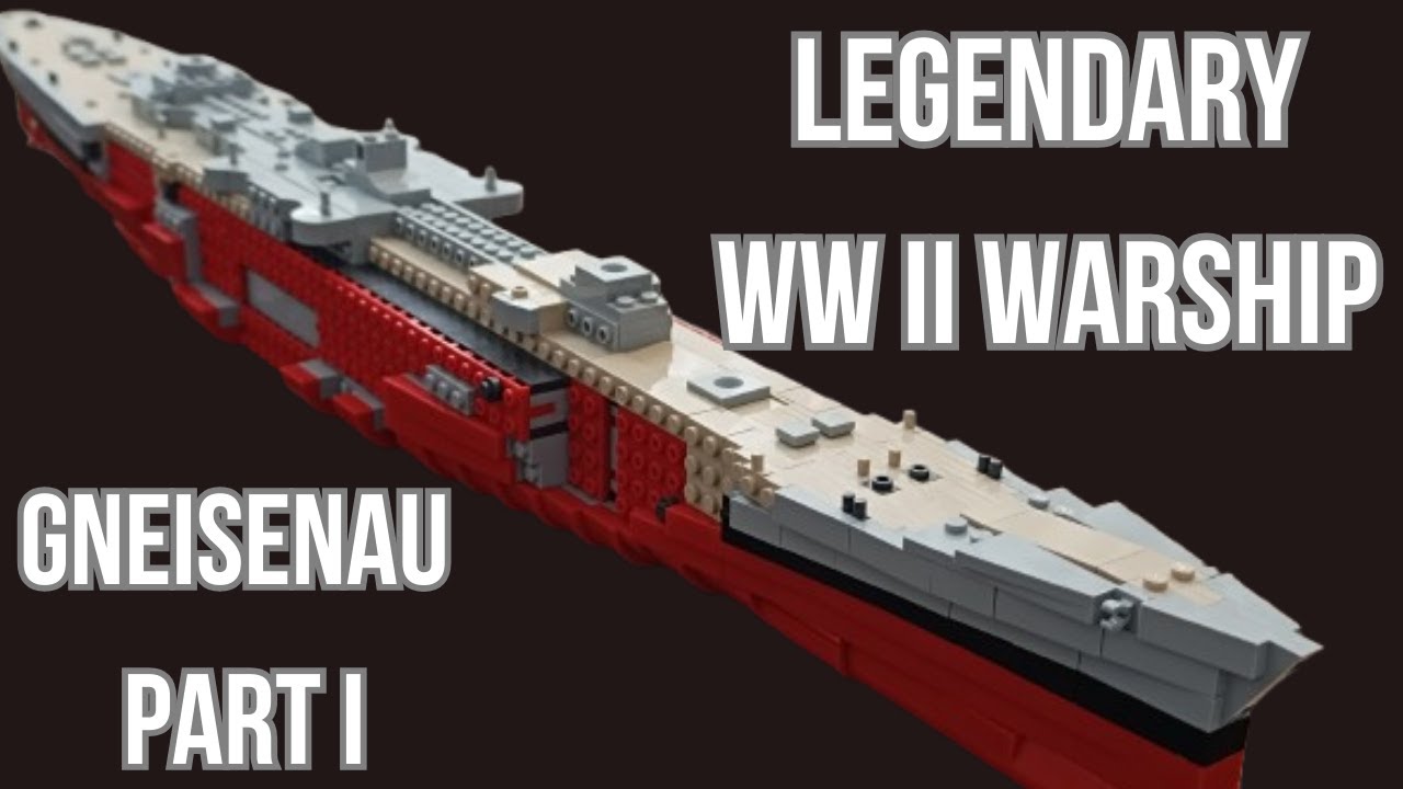 WWII GNEISENAU – Epic Warship Build (COBI 2417 pcs) | Clicking Timelapse