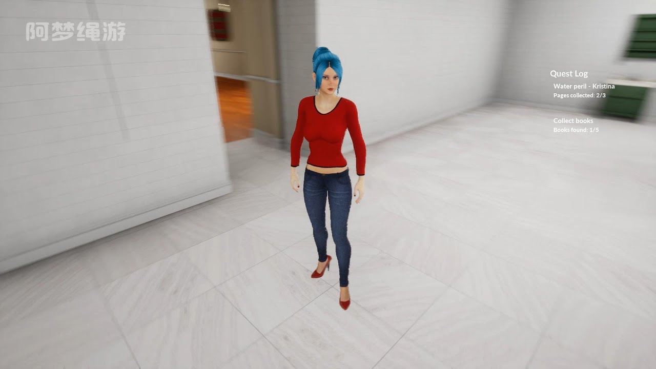 VOP避难所 寻找克里斯蒂娜水中遇险故事文件和5本书VOP Shelter: Searching  about Christina's water-related accident
