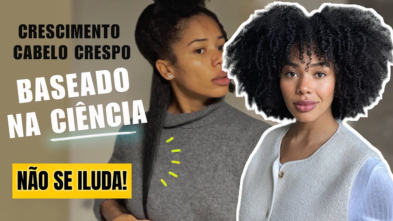 ⚠️ O que REALMENTE faz cabelo crespo crescer | SEM 