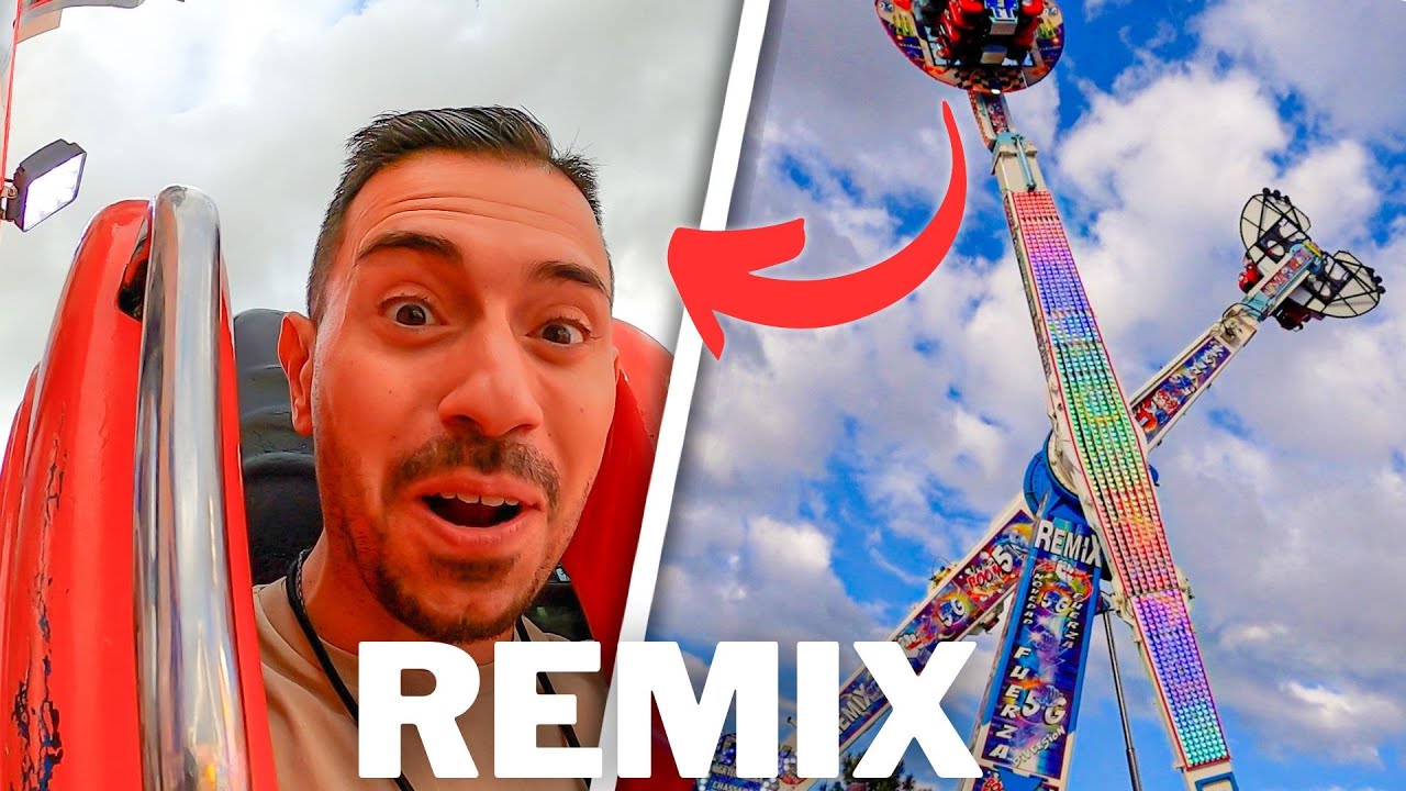 Pruebo una atracción ÚNICA EN ESPAÑA | Remix POV - Feria de San Isidro 2025