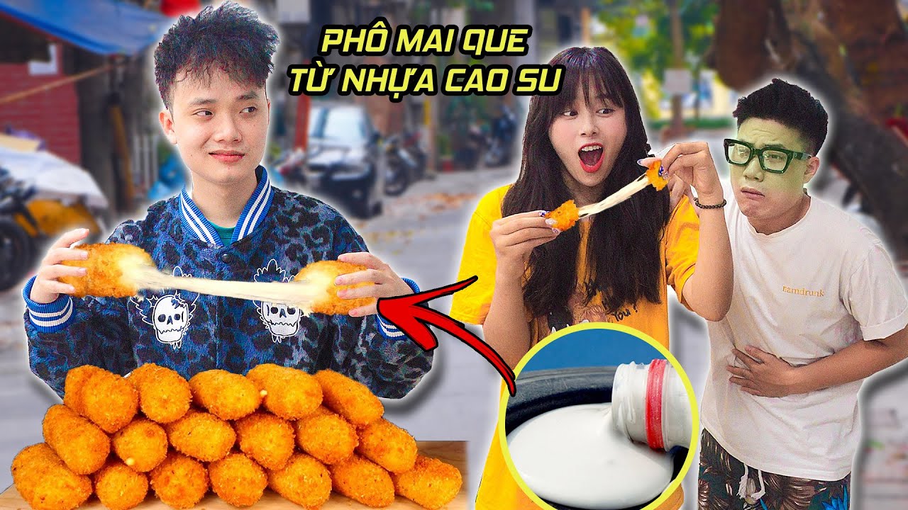 Vào Vai Anh Thám Tử Vạch Trần PHÔ MAI QUE Làm Từ Nhựa Cao Su