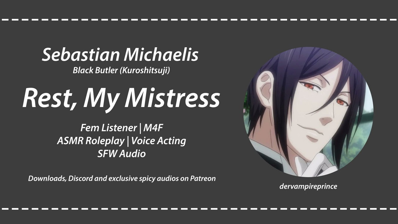 ASMR | Black Butler - Sebastian Michaelis Helps You Sleep [M4F] [Nightmare comfort]