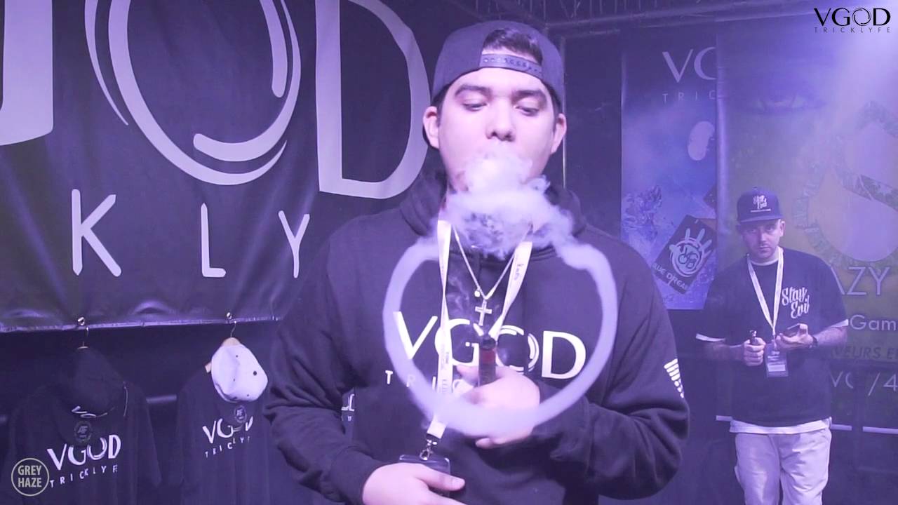 Grey Haze x VGOD Vaping Performance and Tricks @ Vaporfair 2016 - Frankfurt, Germany