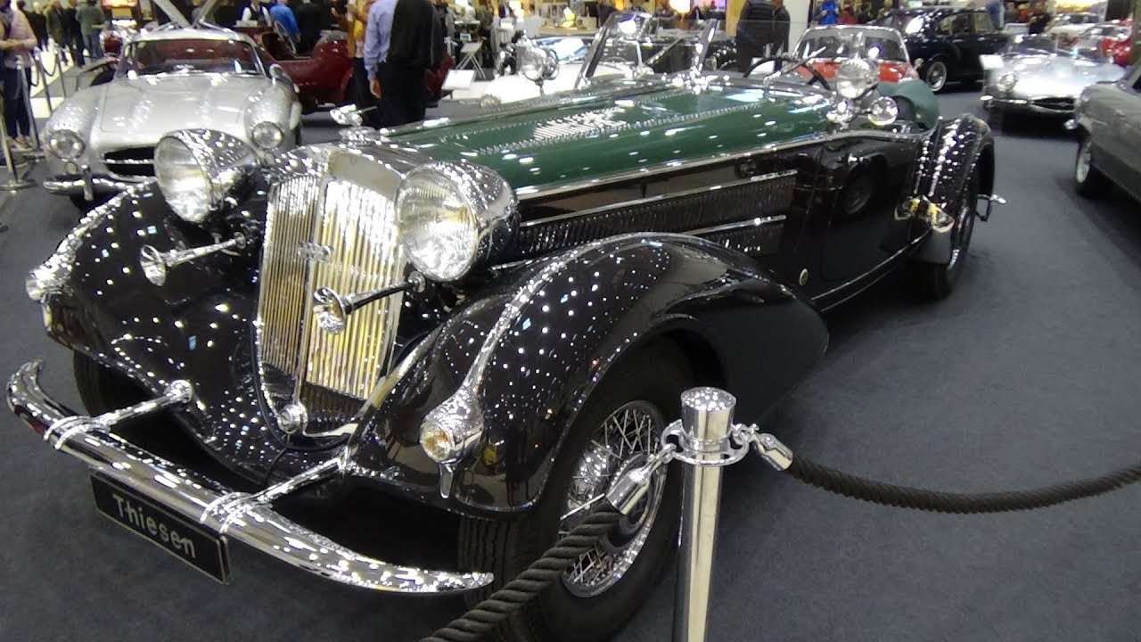 1938 Horch 853 Spezialroadster - Exterior and Interior - Hamburg Motor Classics 2018