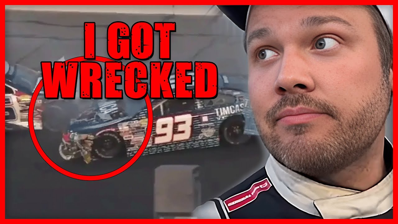 Had My First Big NASCAR Wreck and Went VIRAL