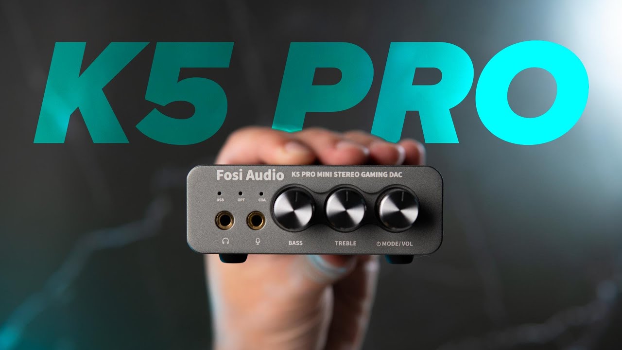 DAC e AMP para GAMERS por R$350? Fosi Audio K5 Pro