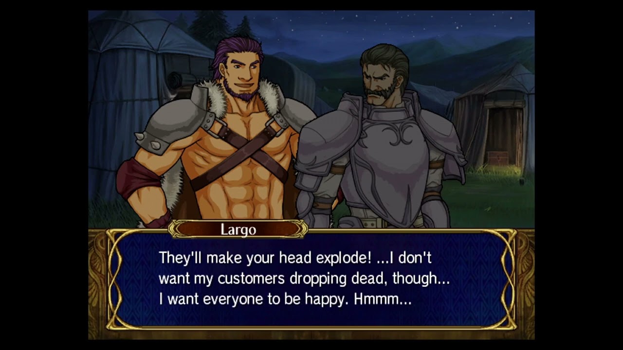 Fire Emblem: Path of Radiance: All Largo Support Conversations