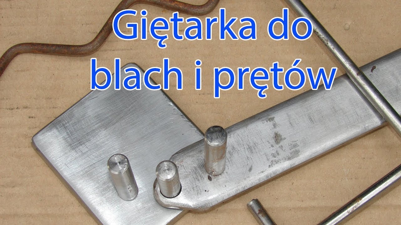 Giętarka do prętów i blach