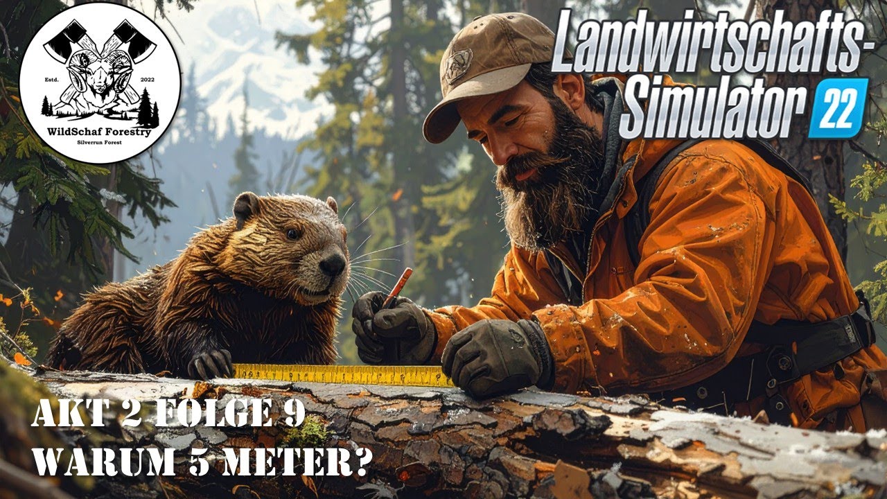 Let's Play LS22 | WildSchaf Forestry | A02E09 – Mal eine Frage - warum 5 Meter?