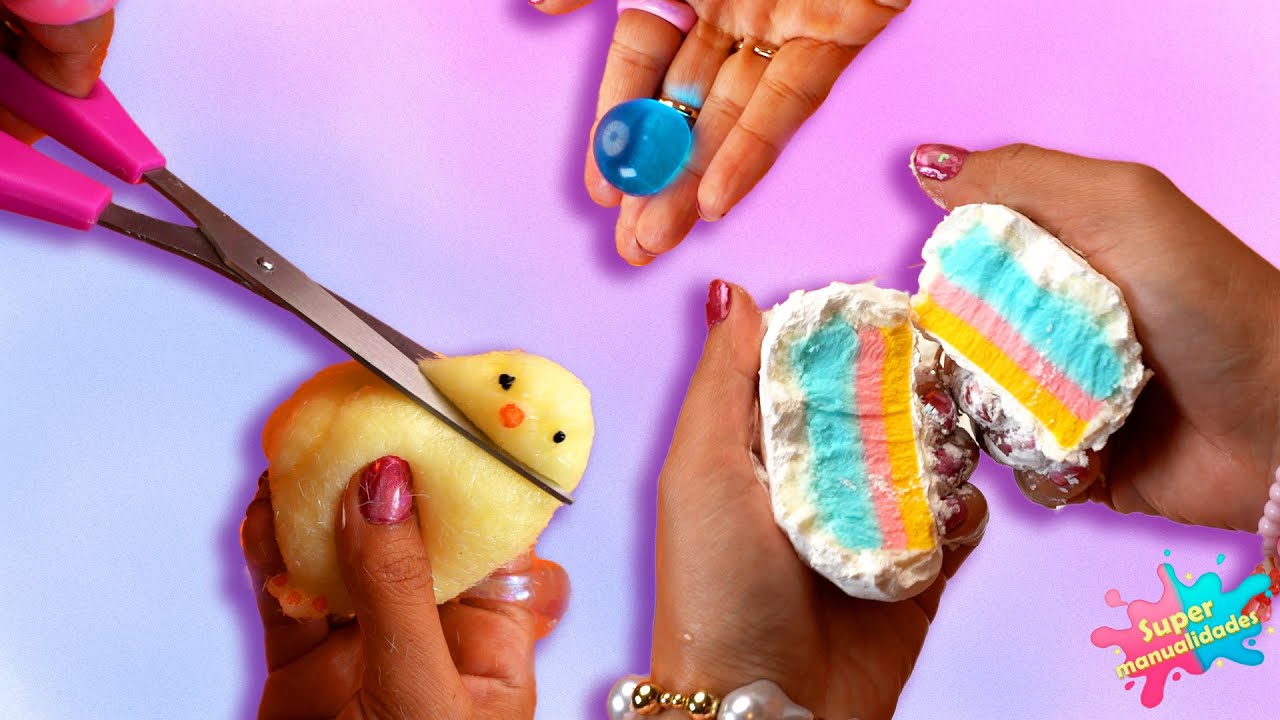Trucos virales con Taba Squishies - Supermanualidades