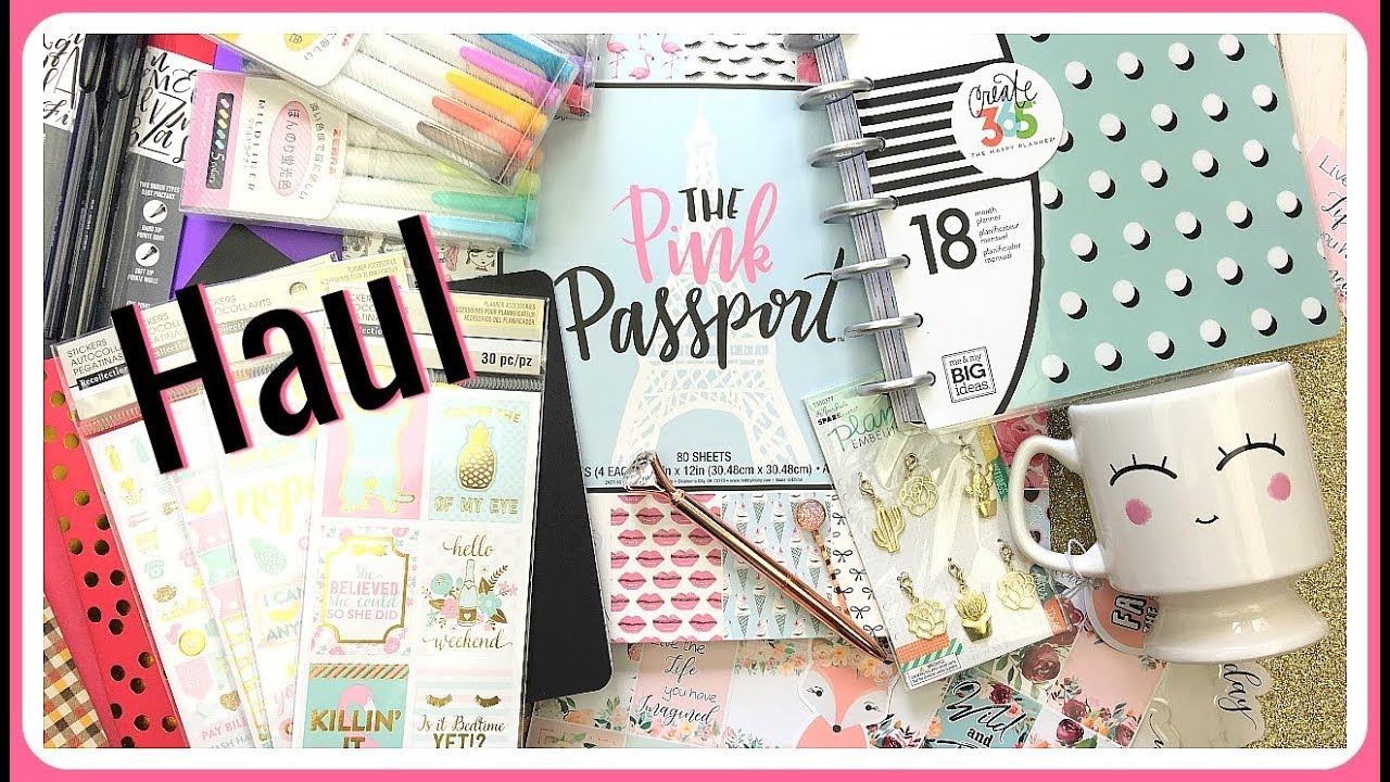 Planner Supplies Haul | Michaels, Hobby Lobby & More