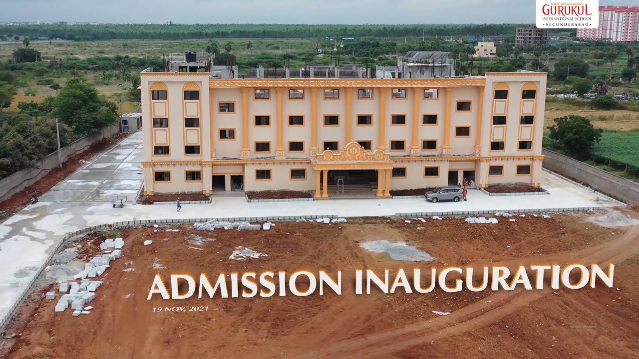 Admission Inauguration Ceremony at Swaminarayan Gurukul Secunderabad, Nagaram