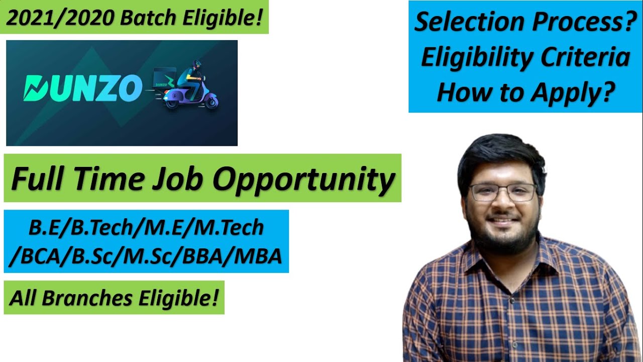 DUNZO Off Campus Recruitment 2021/2020 | Any Degree Can Apply 🔥🔥