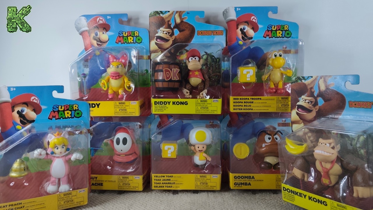 ¡ABRIENDO TODO ESTO! 😱 Figuras de personajes NINTENDO | MARIO BROS 🍄 #mario #unboxing #gaming 