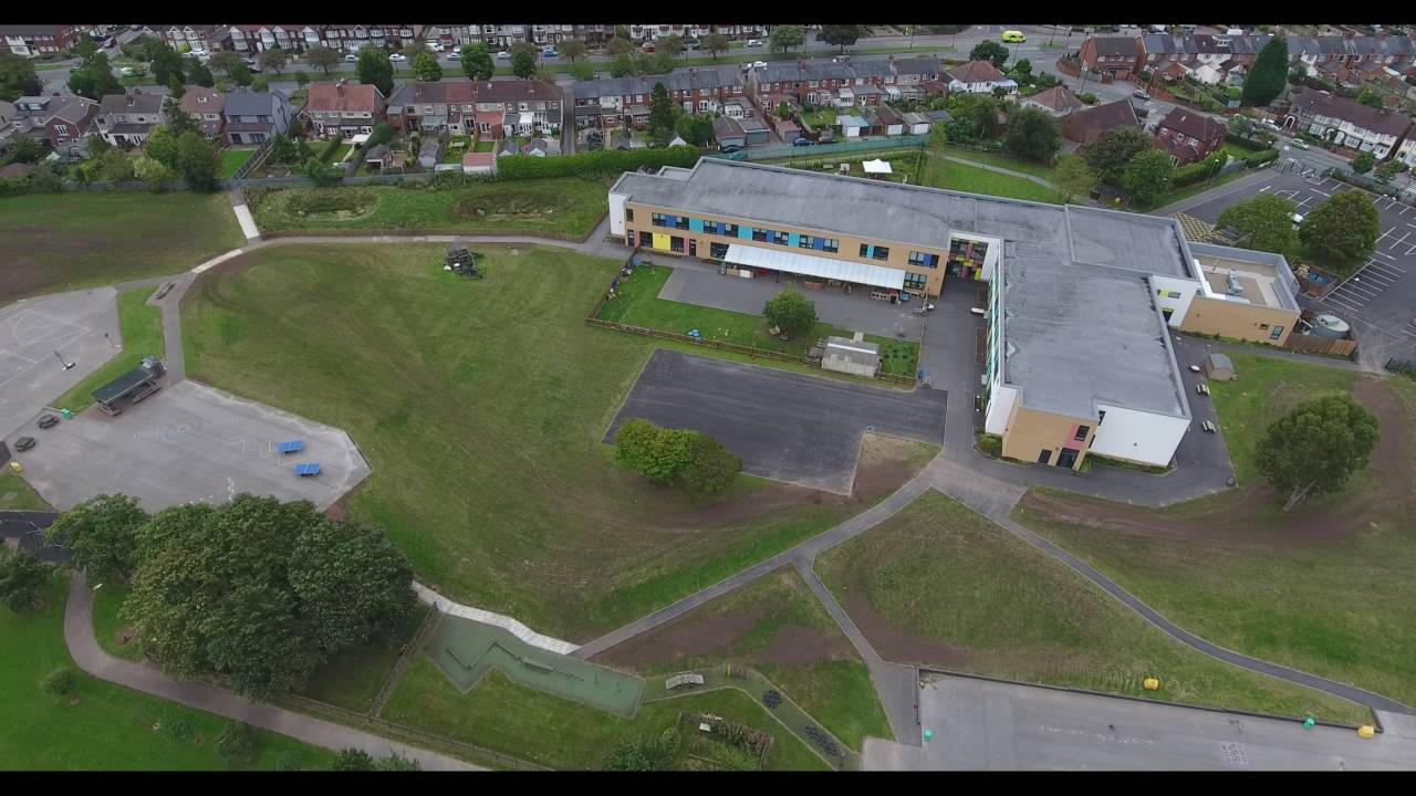 Wyken Croft from the air Drone Footage