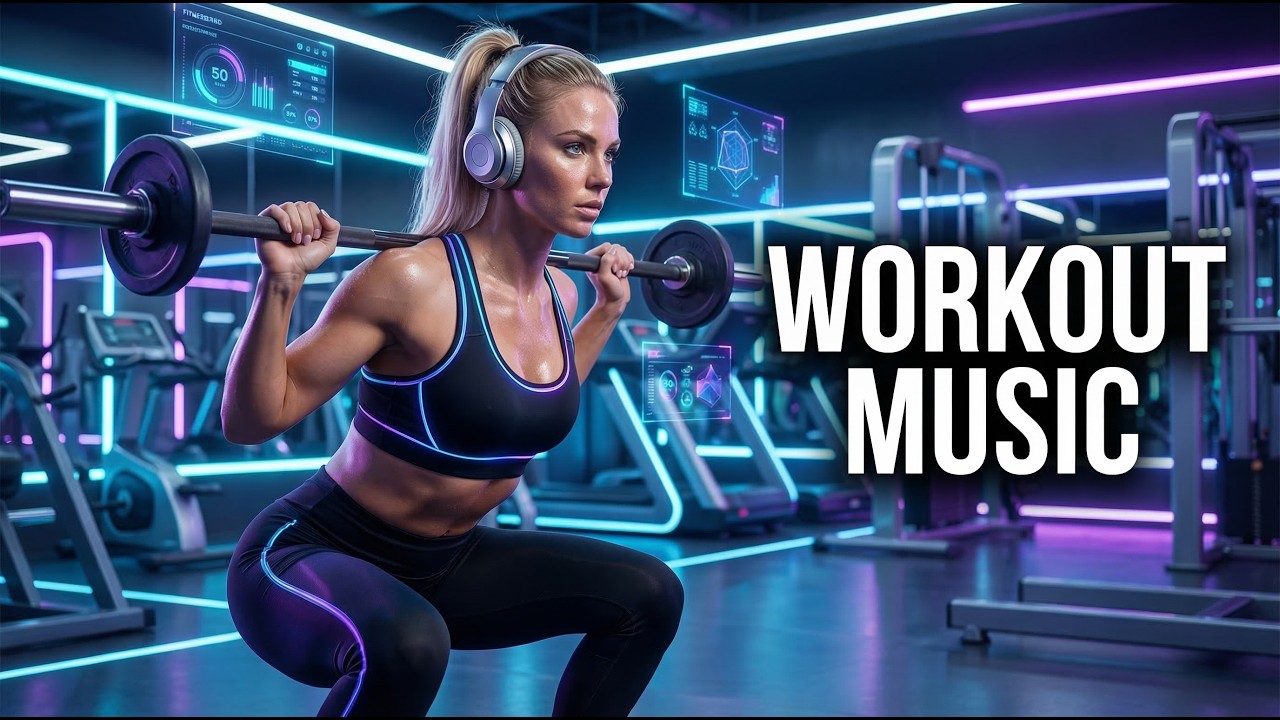 EDM CYBER GYM MIX 2026 🔊 Futuristic Fitness Music for Running, Strength & Weights