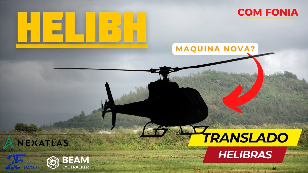 #msfs2020 Asas rotativas navegação da FABRICA DA HELIBRAS  ✈ HELIBH  CowanSim (AS350 B3e) (IVAO BR )