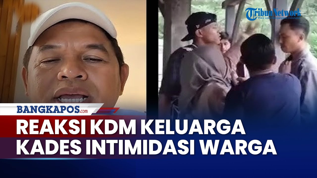 Reaksi KDM Keluarga Kades Intimidasi Warga karena Viralkan Jalan Rusak, Perintah Bupati Garut Audit