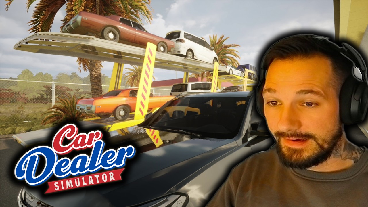 Car Dealer Simulator Wir kümmern uns um die Autos vom Hänger
