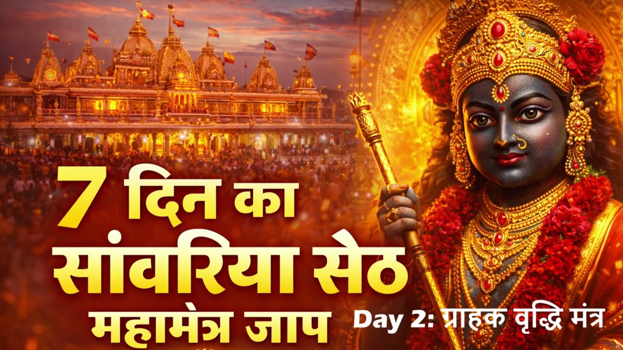 🌸 सांवरिया सेठ 7 दिवसीय महामंत्र जाप | Day 2: दुकान और व्यापार में ग्राहक वृद्धि ✨ Sanwariya Seth 🙏