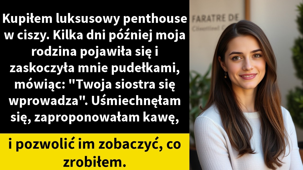 Kupiłem luksusowy penthouse w ciszy. Kilka dni później moja rodzina pojawiła się i zaskoczyła mnie