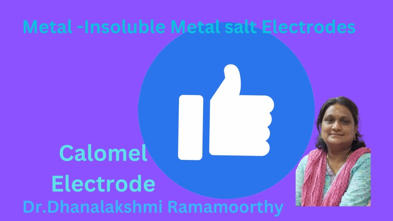 Calomel electrode  Metal insoluble metal electrodes  in tamil video