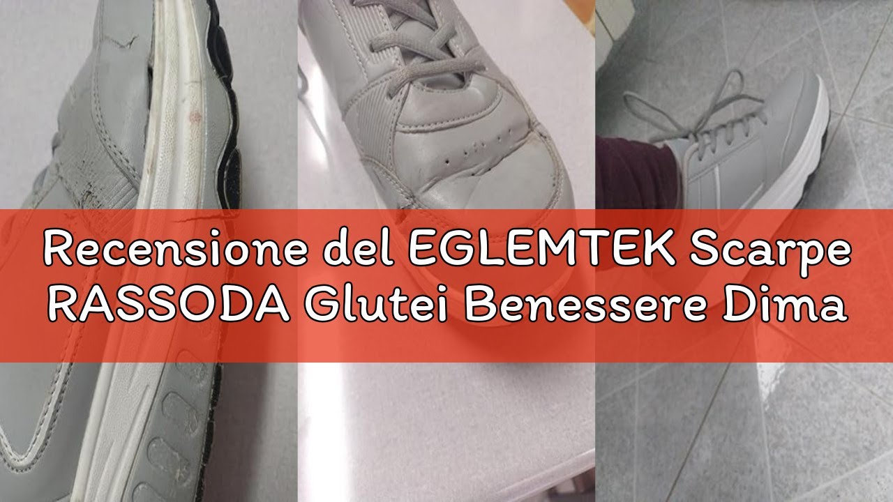 Recensione del EGLEMTEK Scarpe RASSODA Glutei Benessere Dimagranti Sportive Fitness BASCULAN TM (Blu
