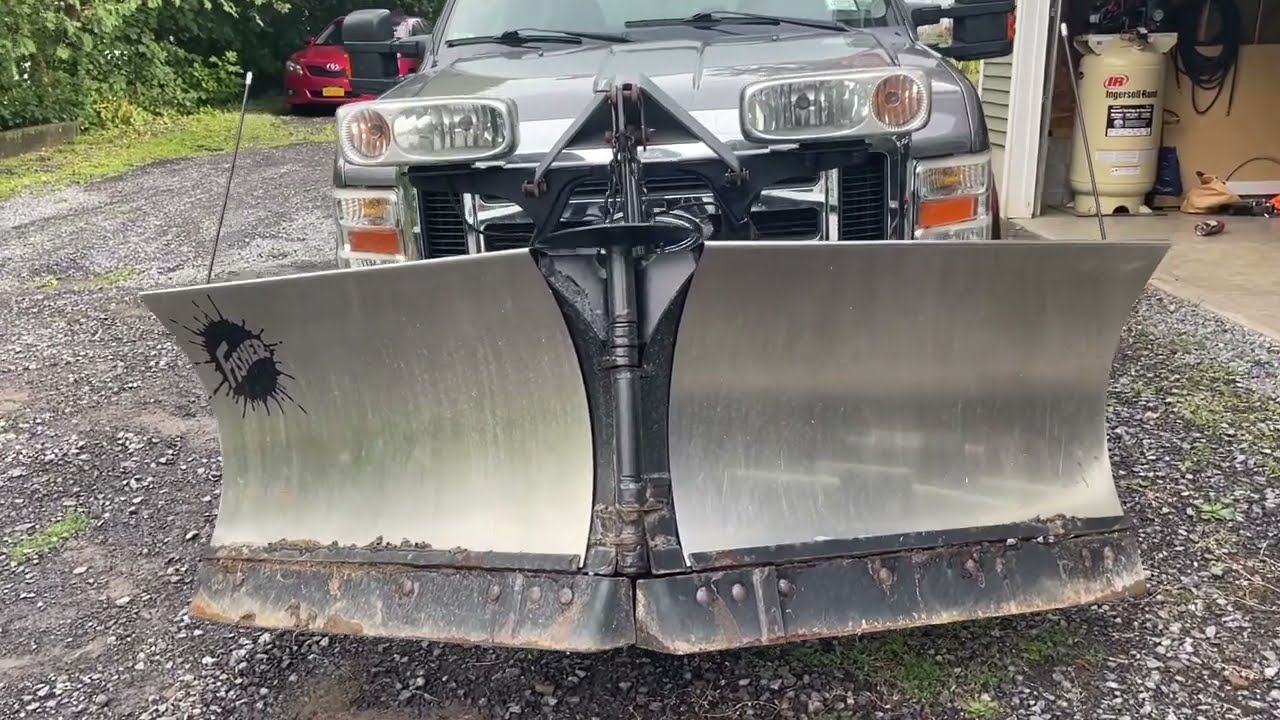 Fisher V-plow - How to mount quickly
