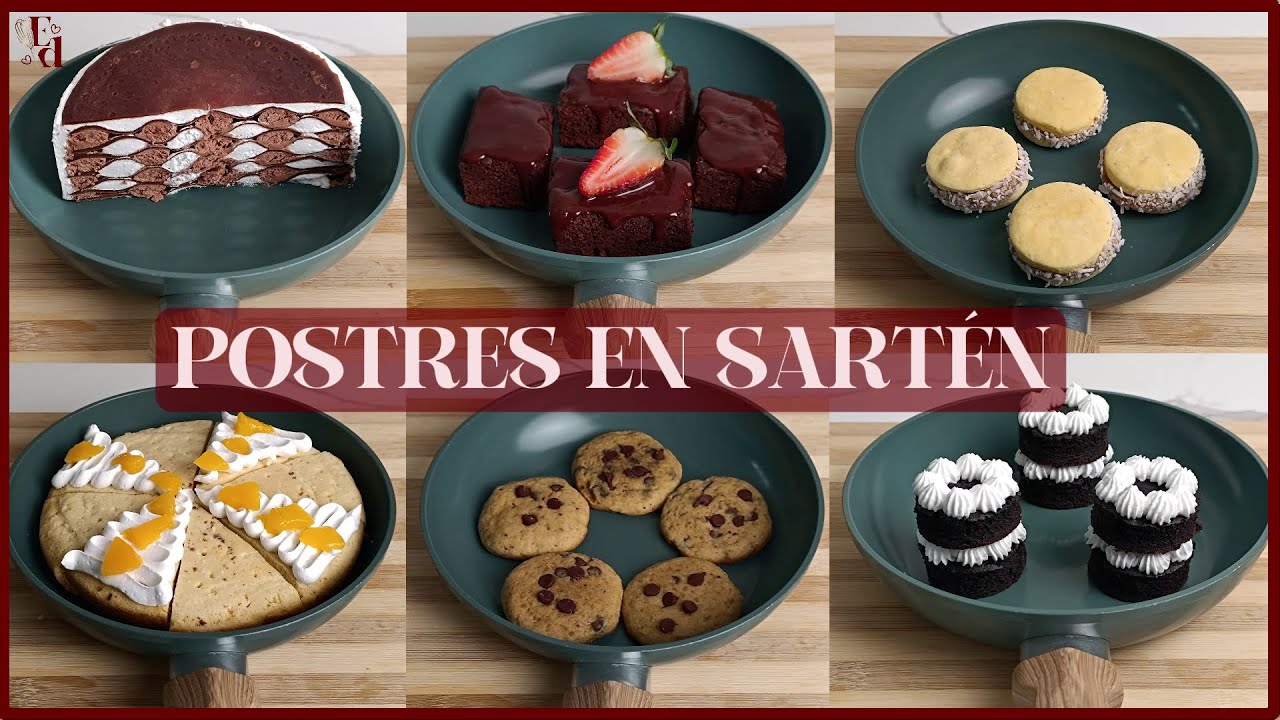 💥6 Postres SIN HORNO en SARTÉN Fáciles y Rápidos para VENDER💲eliDeli