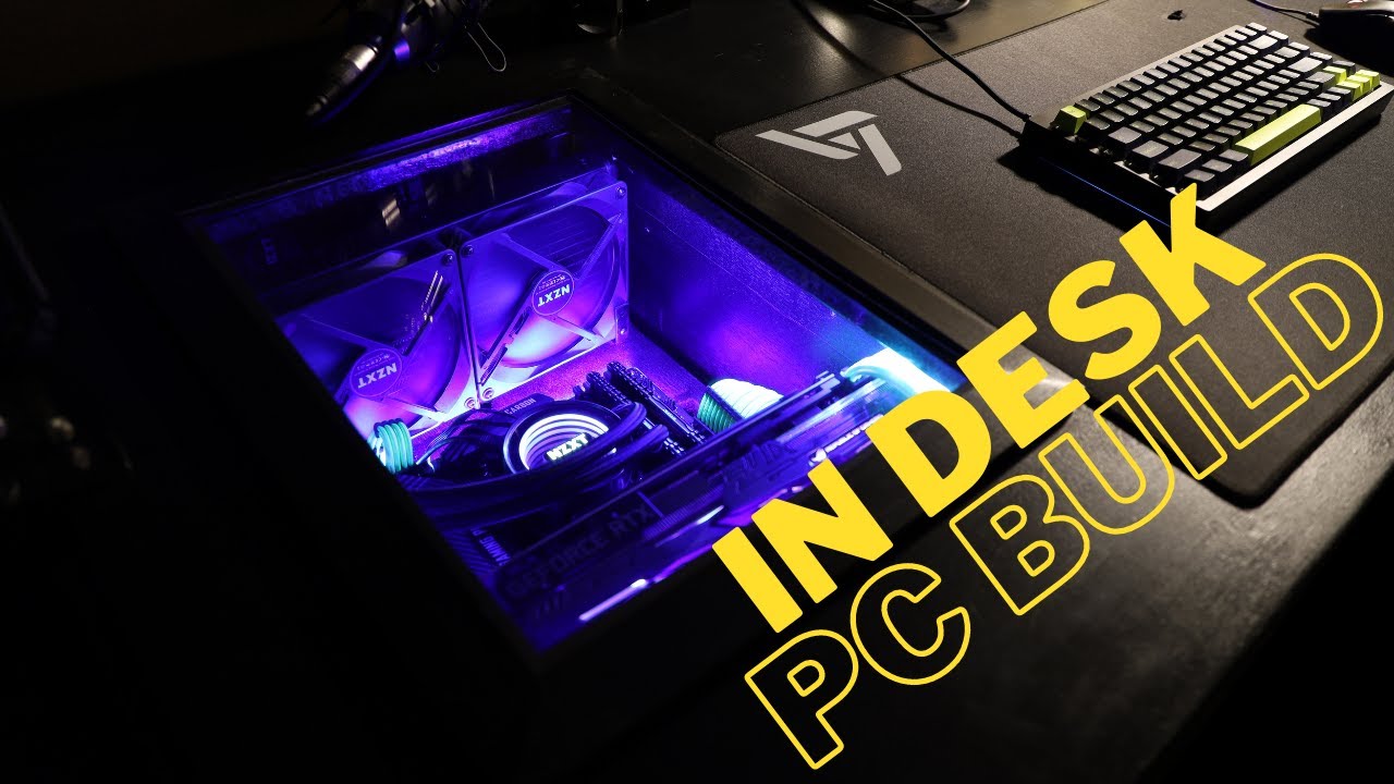 DIY In Desk PC Build - Retrofitting my old desk on a budget