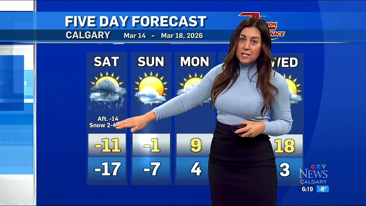 Danielle Savoni - CTV News Calgary - Weather & What's Trending for Friday, March 13, 2026.