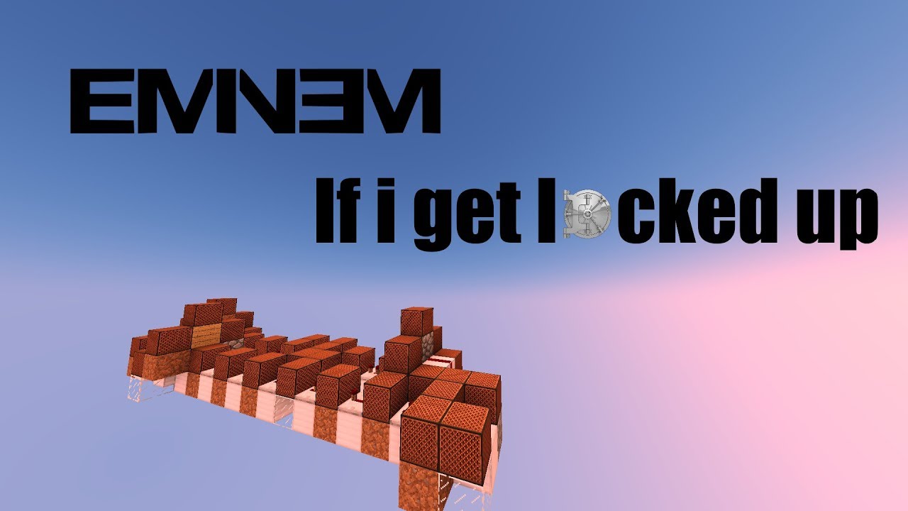 [Tutorial] Eminem If I get Locked Up Tonight (Slowed Down) Noteblock Tutorial | Winter Special'19 #1