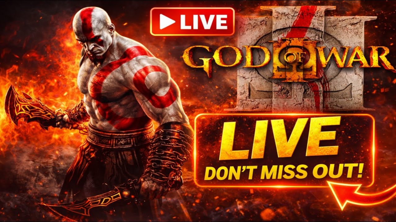 God of war 3 anniversary 🛑🔥 LIVE God of War 3 Tamil | கிரேட்டோஸின் பழிவாங்கல் தொடக்கம் God of War 3