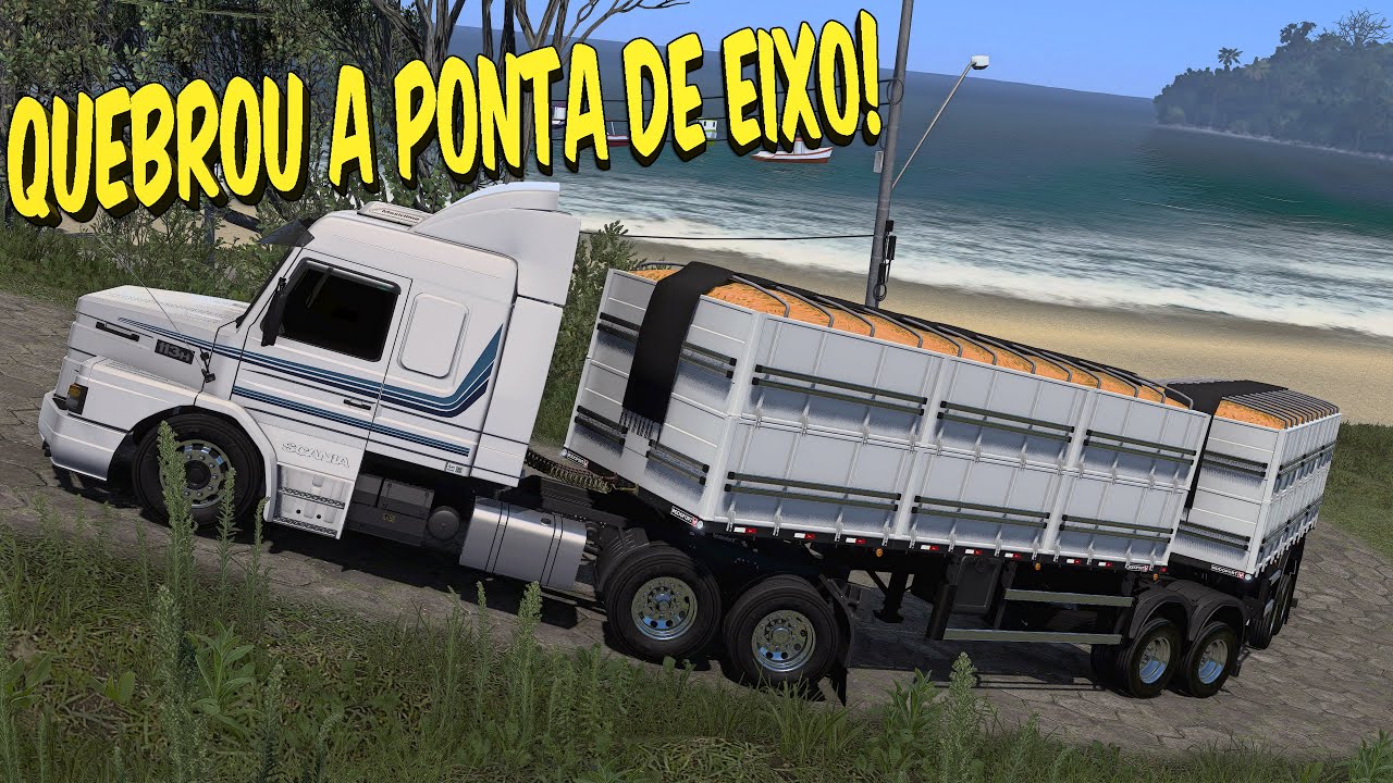 A 113H NÃO AGUENTOU O EXCESSO DE PESO NO BI-TREM - DESAFIO NA SERRA - ETS 2 MODS BR