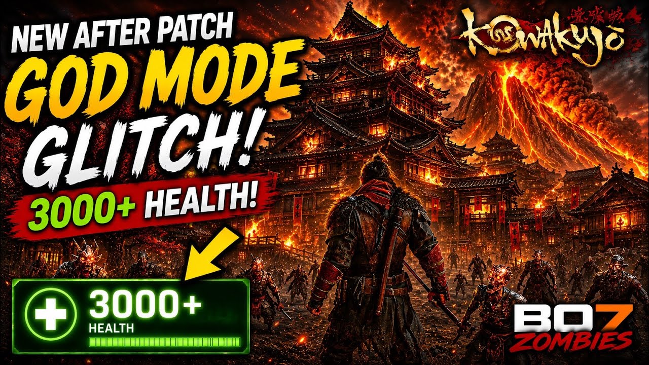 NEW AFTER PATCH God Mode Glitch! 3000+ Health on Kowakujo! 🔥 (BO7 Zombies)