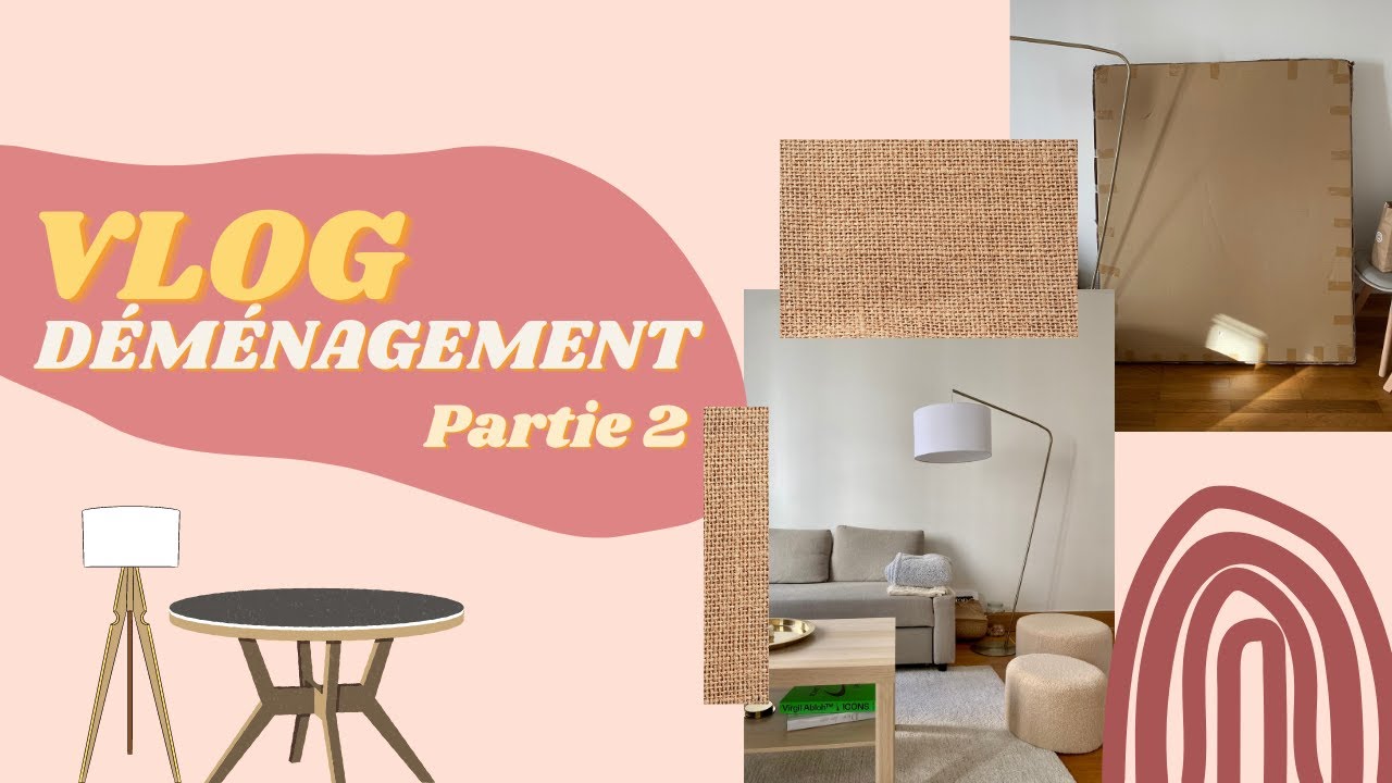 VLOG DÉMÉNAGEMENT Partie 2 / livraison de la table, ouverture de colis, achats...