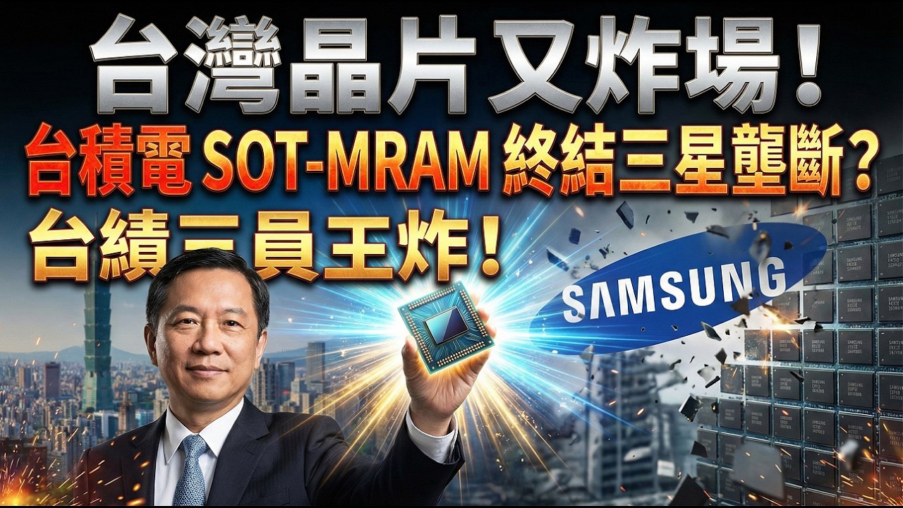 台灣晶片又炸場！台積電 SOT-MRAM 終結三星壟斷？