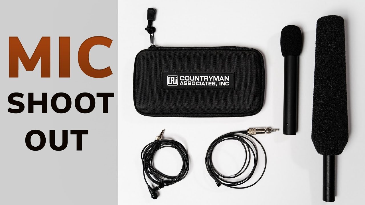 Microphone Comparison | Sennheiser ME 2-II, Countryman B3, Audio-Technica 4053, Sennheiser 416