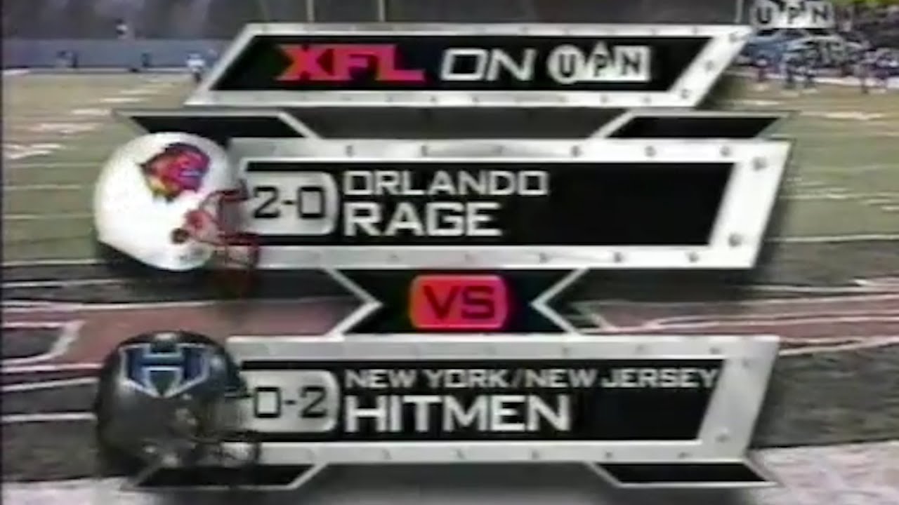 XFL 2001 - Week 3, Game 4 - Orlando Rage at NY/NJ Hitmen