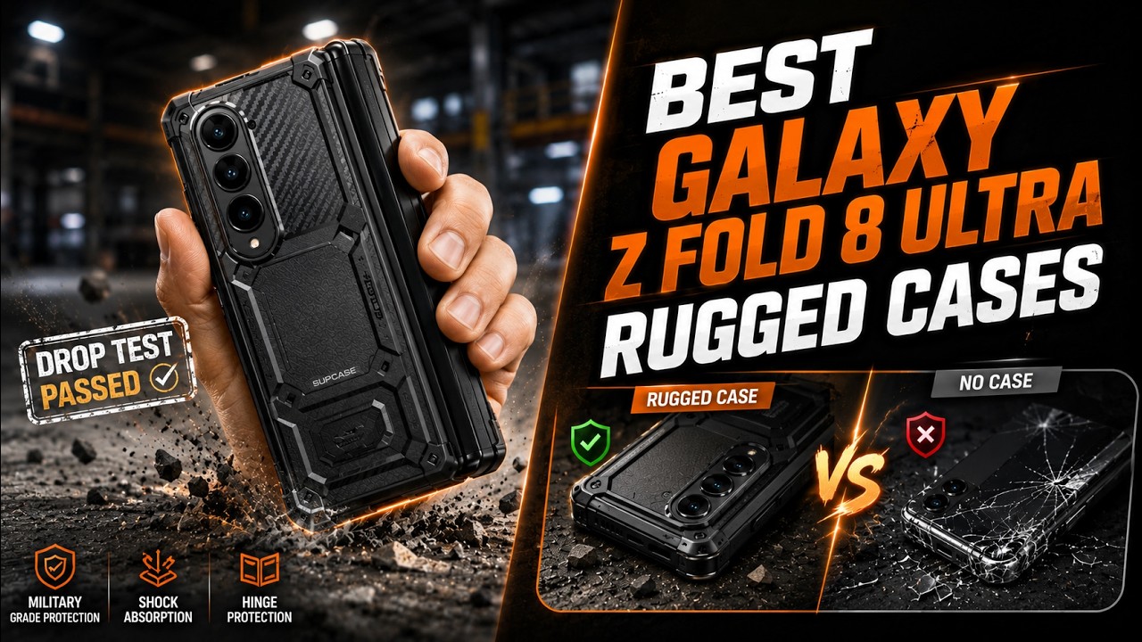 Top 7 Best Galaxy Z Fold 8 Ultra Rugged Cases!