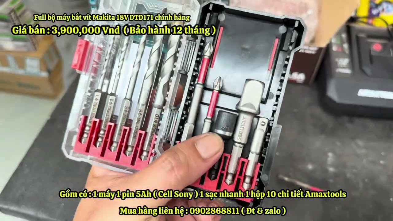 Combo m&aacute;y bắt v&iacute;t Makita 18V DTD171 gi&aacute; si&ecirc;u hấp dẫn | Chỉ 3,900,000 Vnd full bộ