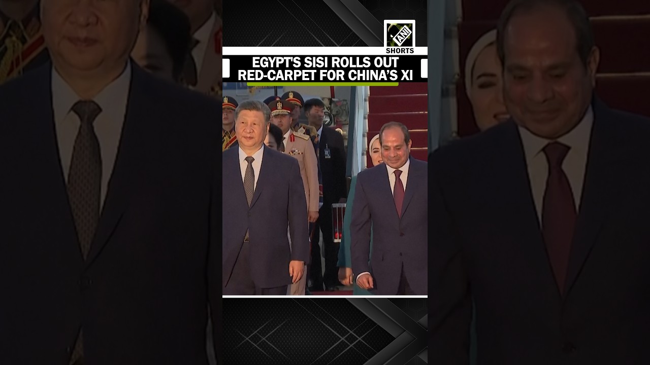 WATCH: Sisi rolls out red carpet for Xi as Chinese leader visits Egypt after a decade