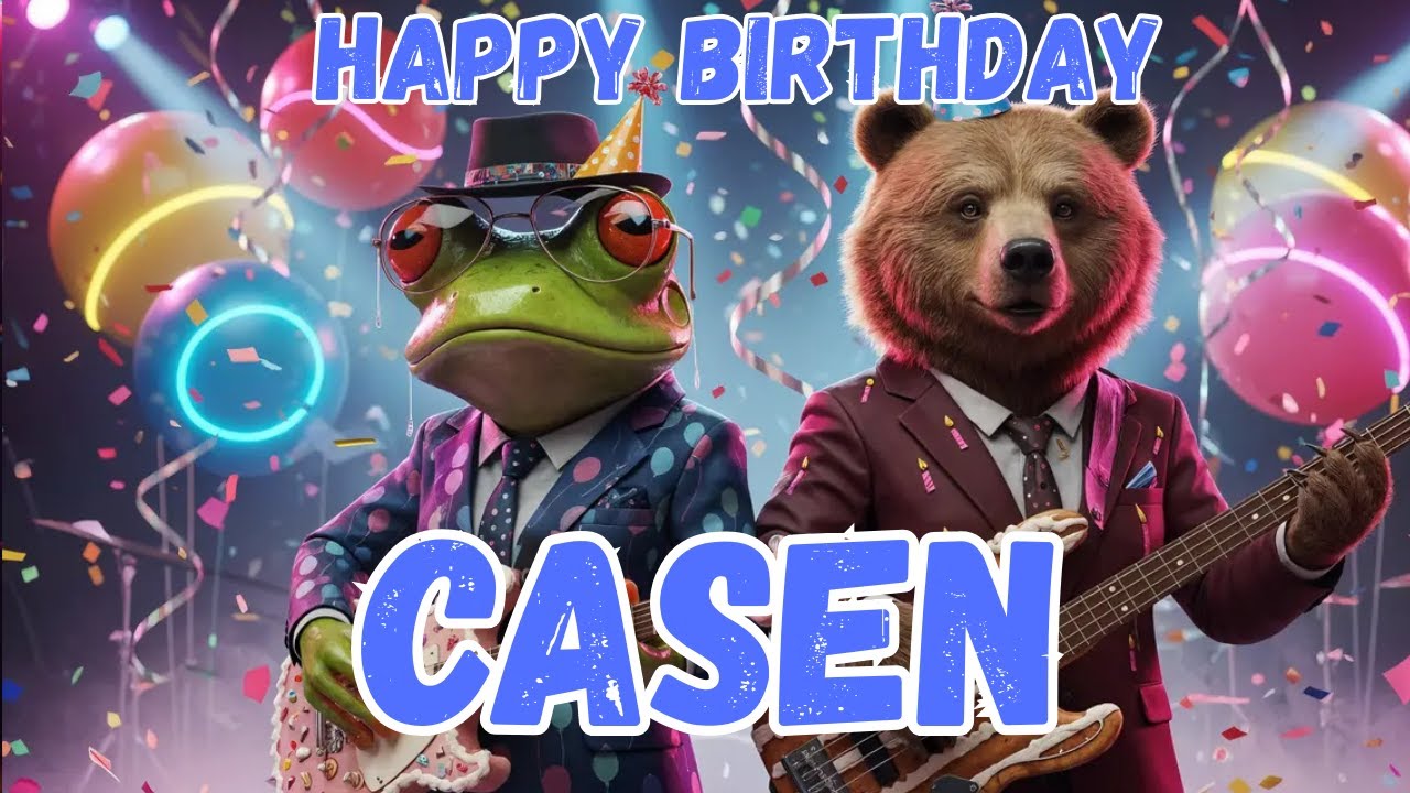 CASEN Happy Birthday Song - Happy Birthday to Casen