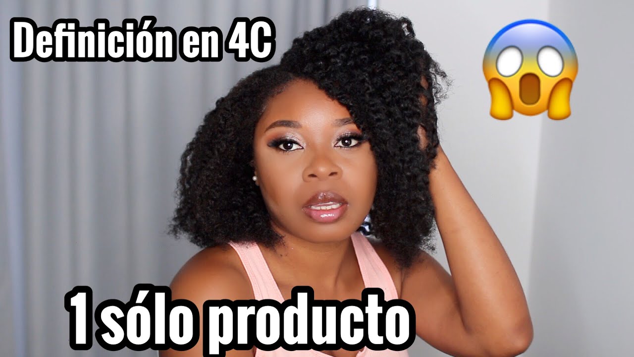 DEFINICIÓN con 1 SÓLO PRODUCTO en CABELLO AFRO 4C || Rihanel