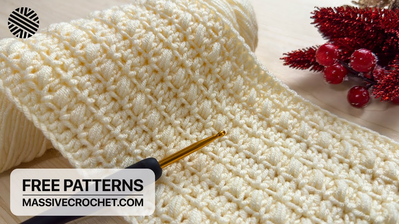 ULTRA EASY & FAST Crochet Pattern for Beginners! ⚡️ 💛 LOVELY Crochet Stitch for Baby Blanket & Bag