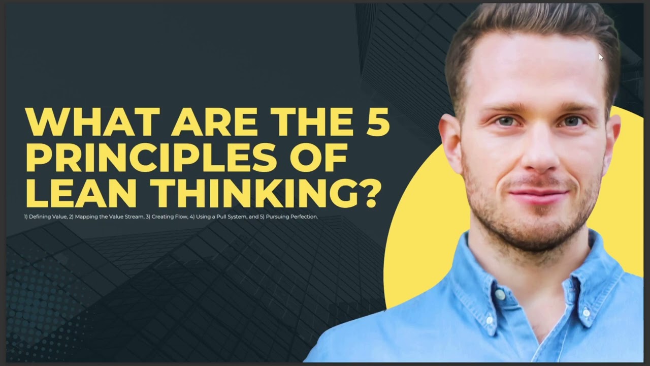 WHAT ARE THE 5 PRINCIPLES OF LEAN THINKING